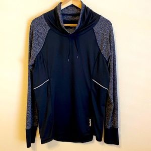 Reebok Workout Shirt Black and Dark Gray